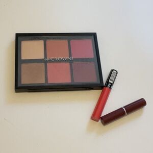 Crown Makeup Palette, Sephora, watermelon slice, Clinique Lipstick Set -